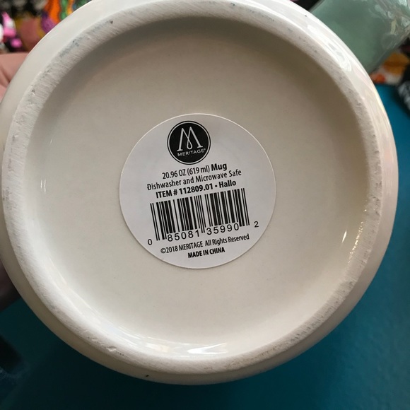 NEW! Extra wide Halloween pumpkin Meritage mug - Picture 8 of 8